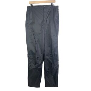Sierra Sport Men’s Waterproof Windproof Breathable Black Rain Pants
